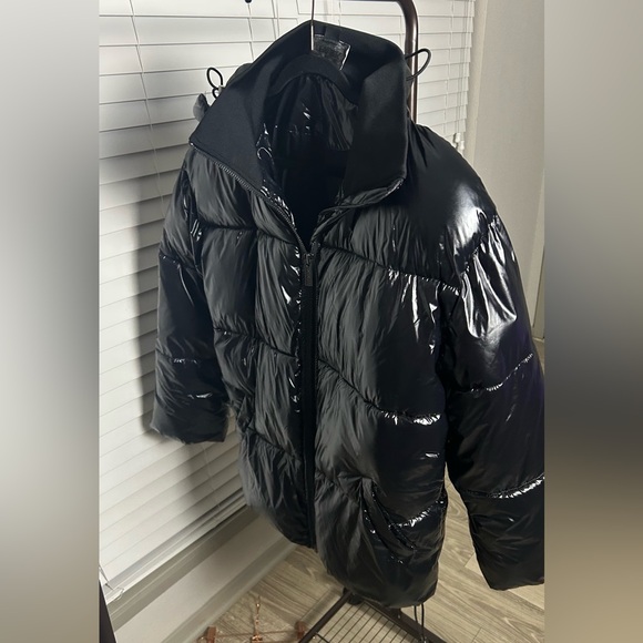 Original IVY PARK - Top Shop Oversized Black Puffer Jacket - Picture 7 of 13